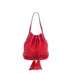 Bolsa-Gucci-Calfskin-Medium-Lady-Tassel-Bucket-Vermelho