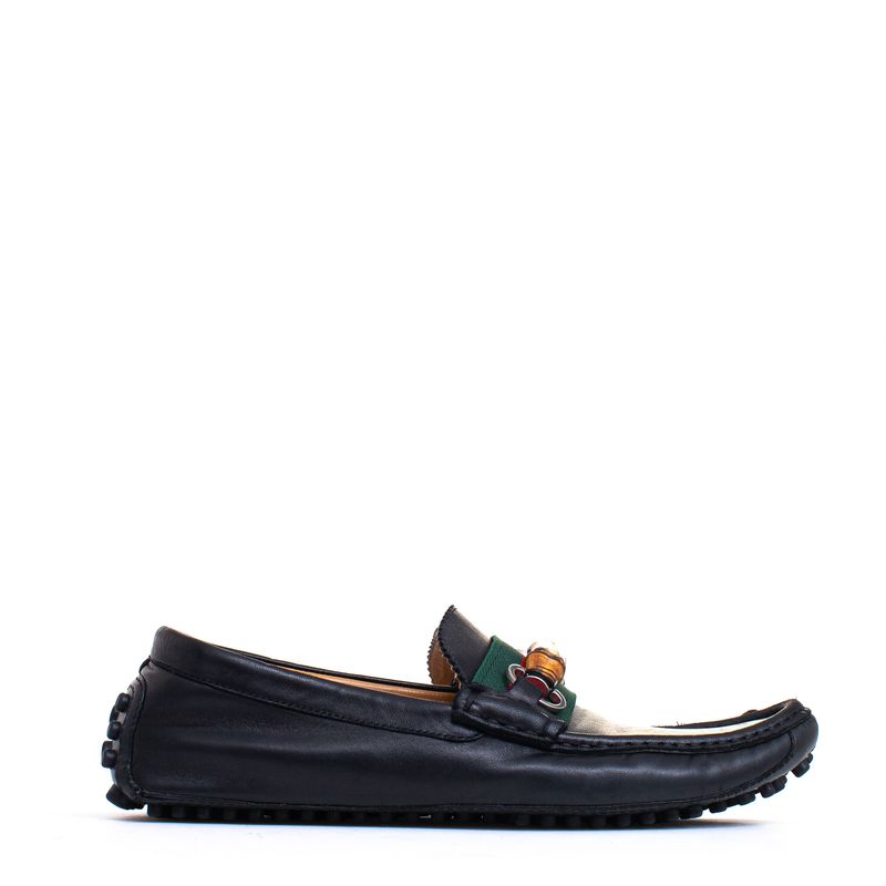 Mocassim-Gucci-Preto-Bamboo