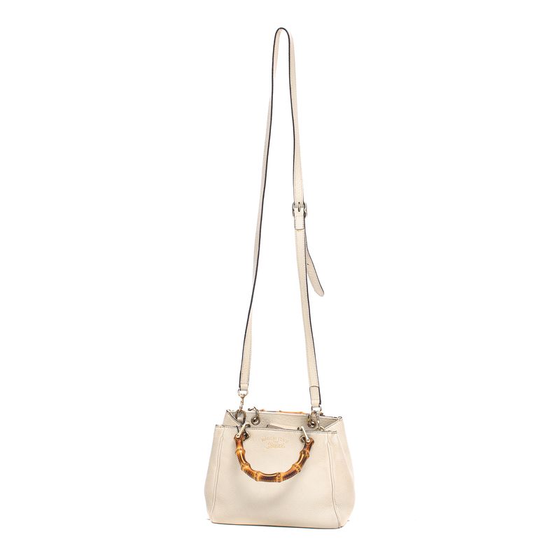 Mini-Bolsa-Gucci-Bamboo-Shopper-Creme