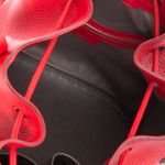 Bolsa-Gucci-Calfskin-Medium-Lady-Tassel-Bucket-Vermelho