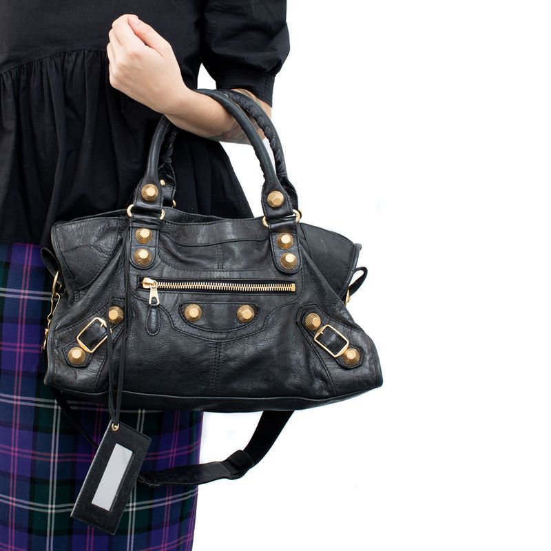Bolsa-Balenciaga-Classic-City-Preta