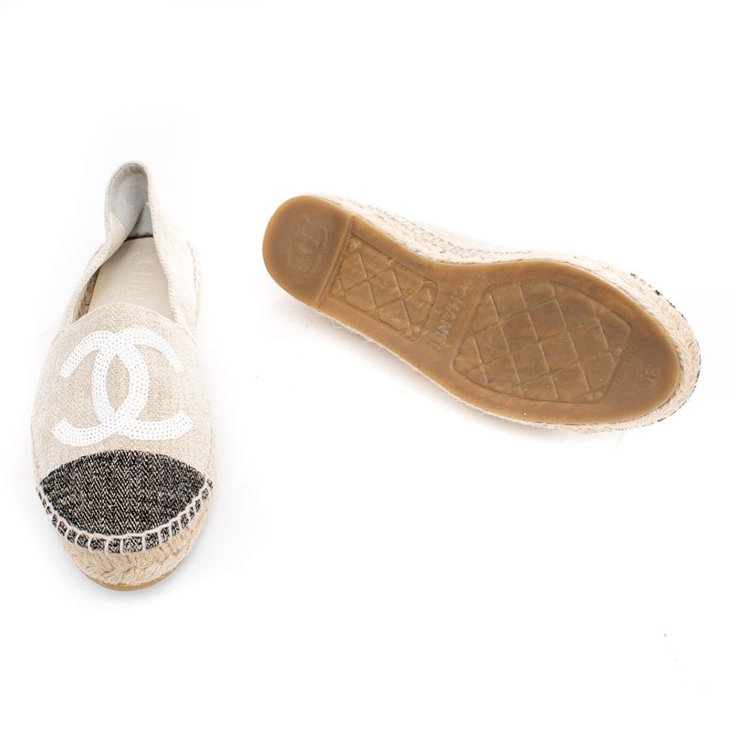 Espadrilles-Chanel-CC-Bordado