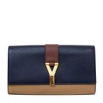 Clutch-Saint-Laurent-Cabas-Chyc-Couro-Tricolor