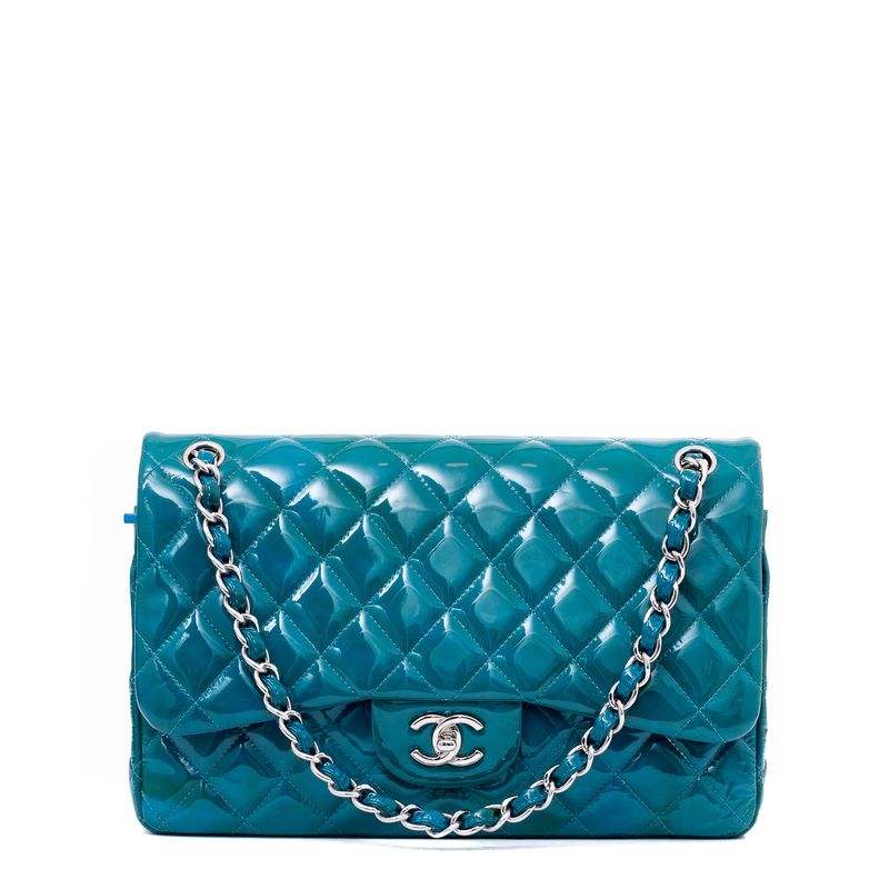 Bolsa-Chanel-Verniz-Azul