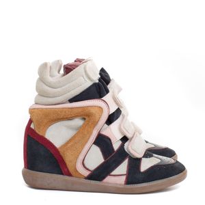Tenis Isabel Marant Cano Curto Couro Camurça