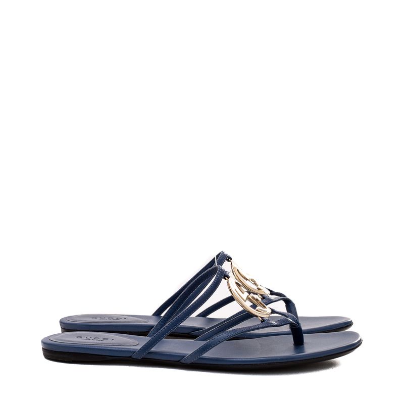 Sandalia-Rasteira-Gucci-Azul