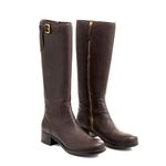 Bota-Prada-Cano-Alto-Couro-Marrom