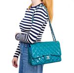 Bolsa-Chanel-Verniz-Azul