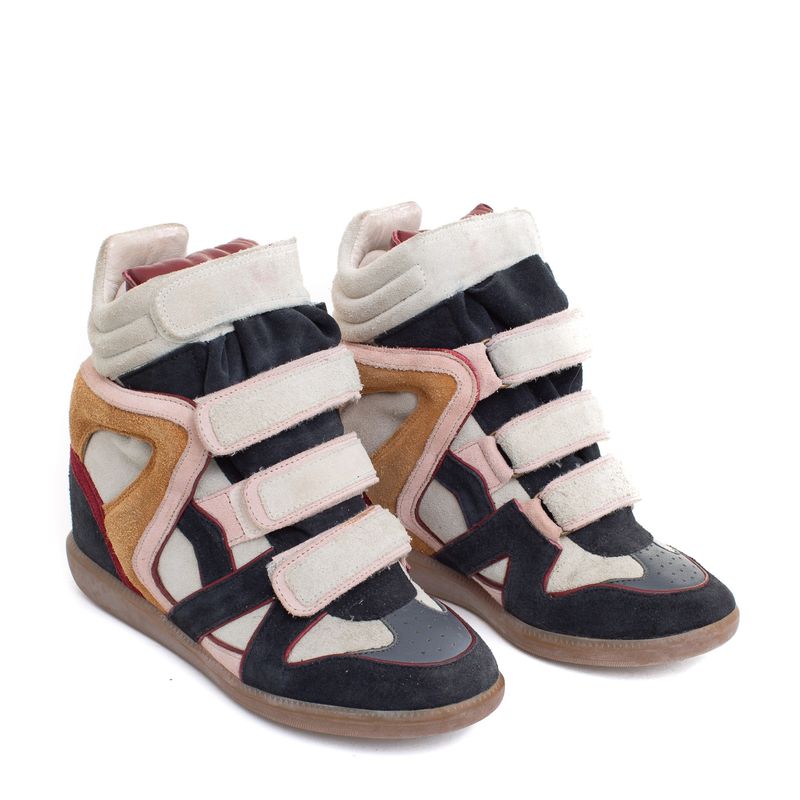 Tenis-Isabel-Marant-Cano-Curto-Couro-Camurca