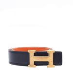 Cinto-Hermes-Preto-e-Laranja-Dupla-Face