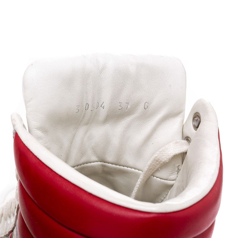 Tenis-Gucci-Cano-Medio-Branco-com-Listras