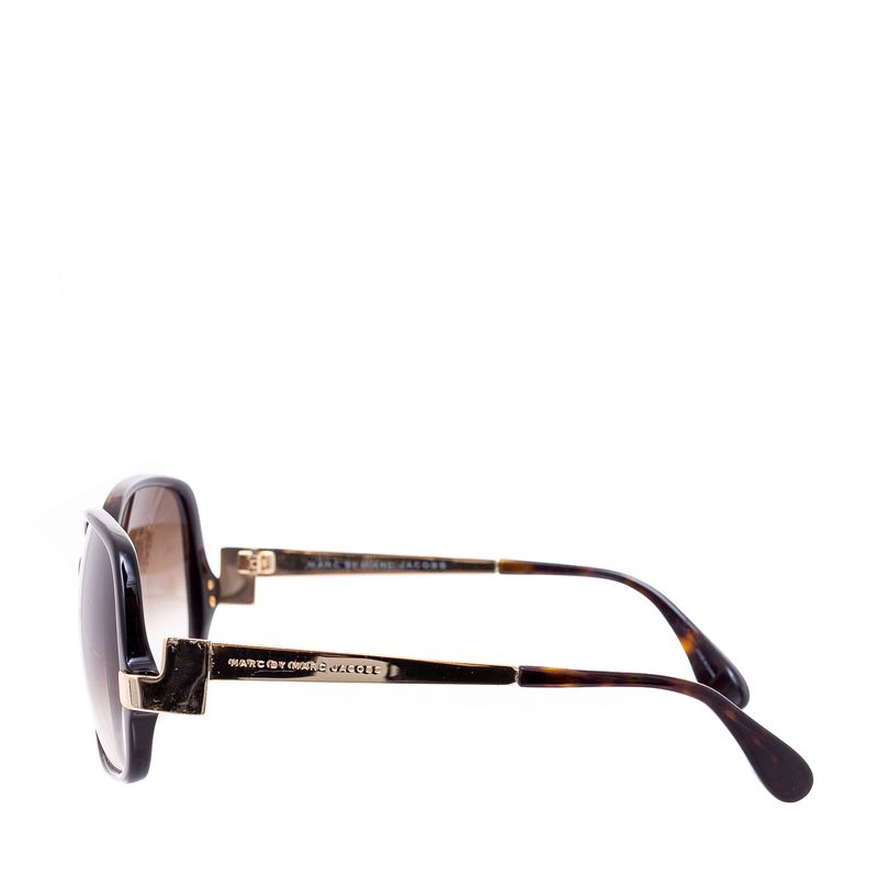 Oculos-Marc-Jacobs-MMJ-087-S-ANT-JS-Tartaruga-Escura-Com-Haste-Dourada