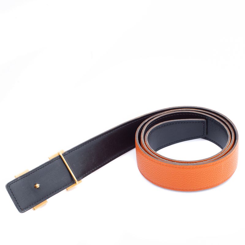 Cinto-Hermes-Preto-e-Laranja-Dupla-Face