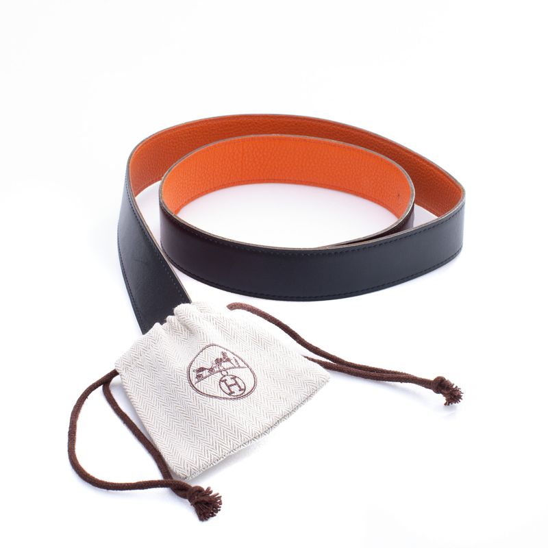 Cinto-Hermes-Preto-e-Laranja-Dupla-Face
