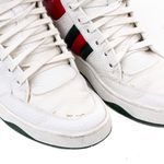 Tenis-Gucci-Cano-Medio-Branco-com-Listras