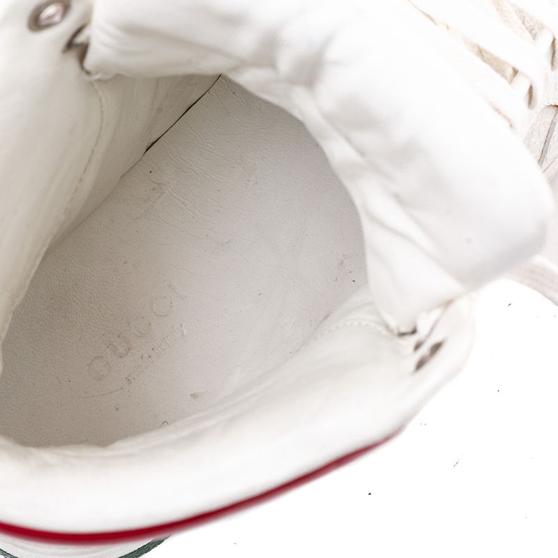 Tenis-Gucci-Cano-Medio-Branco-com-Listras