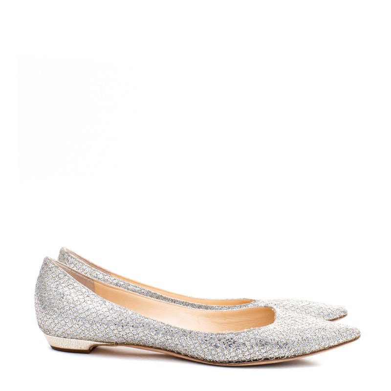 Sapatilha-Jimmy-Choo-Bico-Fino-Prateado
