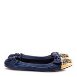 Sapatilha-Miu-Miu-Pedrarias-Azul-e-Dourado