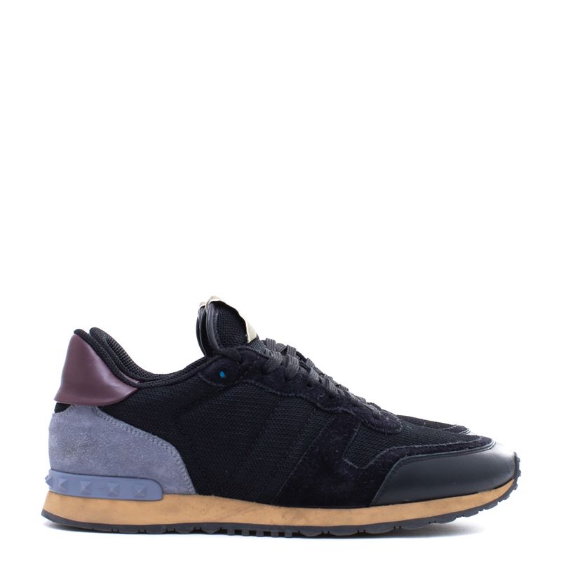 Tenis-Valentino-Rockrunner-Athletic-Sneakers-Preto