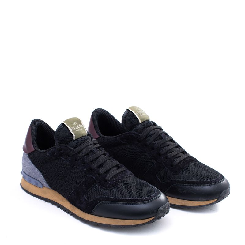 Tenis-Valentino-Rockrunner-Athletic-Sneakers-Preto