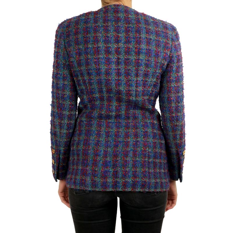 Casaco-Chanel-Tweed-Vintage-Roxo