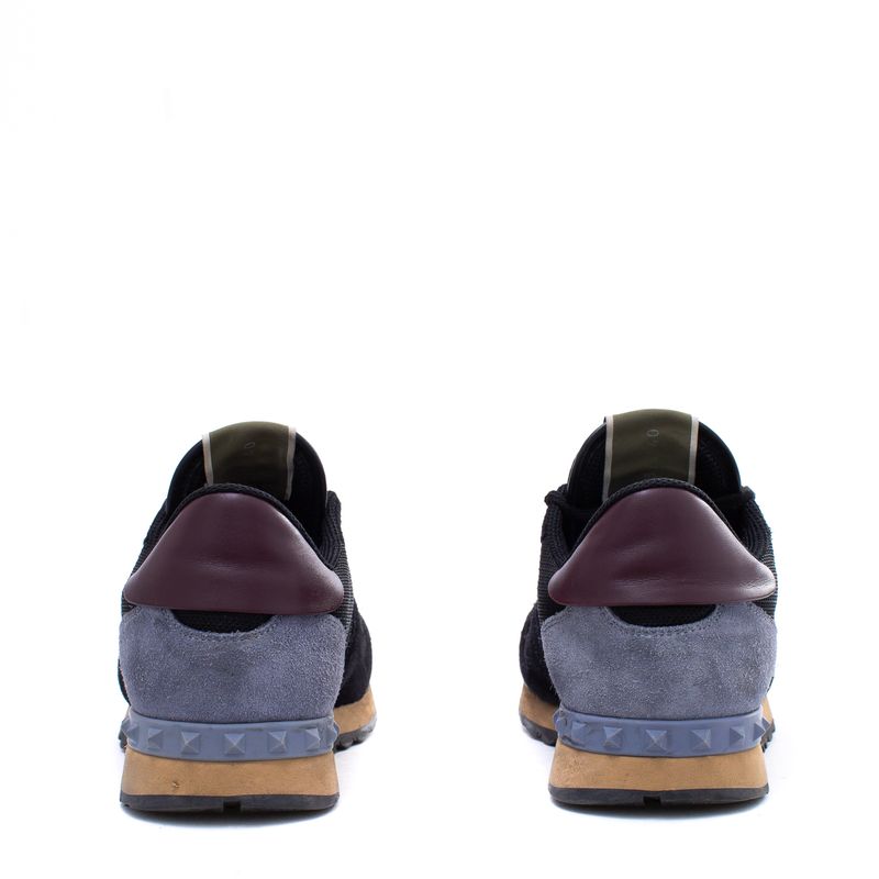 Tenis-Valentino-Rockrunner-Athletic-Sneakers-Preto