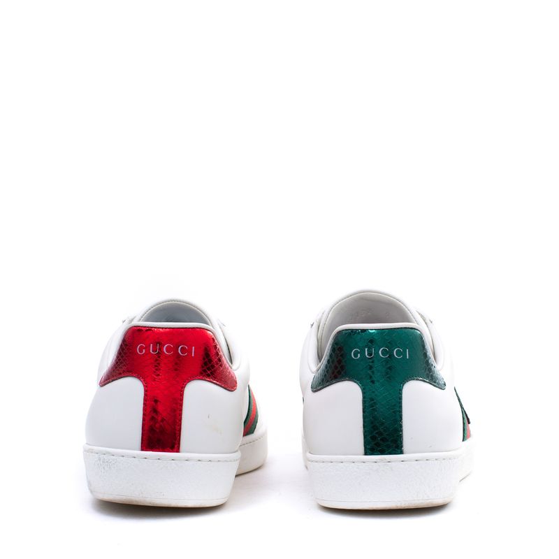 Tenis-Gucci-Web-Accent-Leather-Sneakers-Tigre