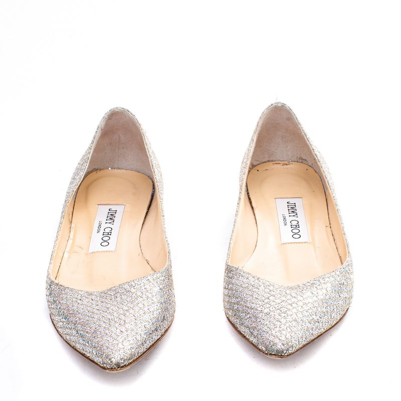 Sapatilha-Jimmy-Choo-Bico-Fino-Prateado