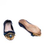 Sapatilha-Miu-Miu-Pedrarias-Azul-e-Dourado