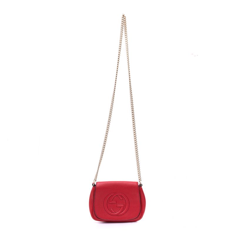 Bolsa-Gucci-Soho-Chain-Vermelha