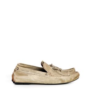 Mocassim Hugo Boss Camurça Cinza