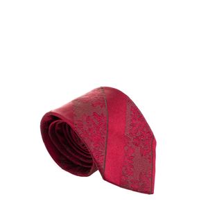 Gravata Hugo Boss Estampada Bordo
