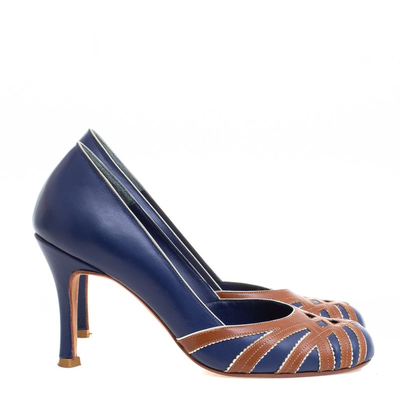 Salto-Sarah-Chofakian-Azul-Marinho-e-Caramelo