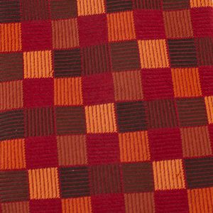 Gravata Salvatore Ferragamo Estampa Quadriculada Vermelha