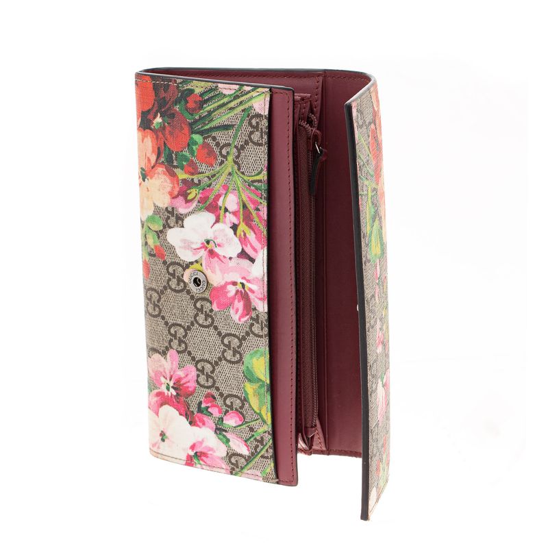 Carteira-Gucci-GG-Blooms-Continental-Guccissima