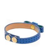 Bracelete-Juicy-Couture-Couro-Azul-Laco-com-Stud