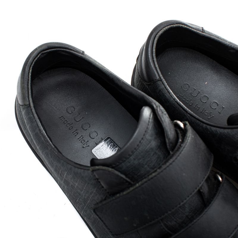 Tenis-Gucci-Coated-Canvas-Velcro-Preto