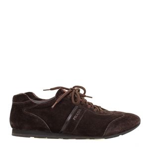 Tenis Prada Camurça Marrom