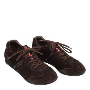 Tenis Prada Camurça Marrom