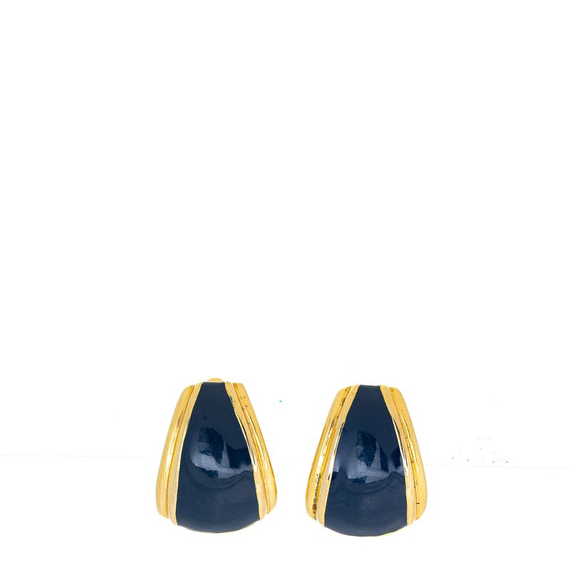 Brinco-de-pressao-trapezio-grande-azul-marinho-e-dourado-Vintage