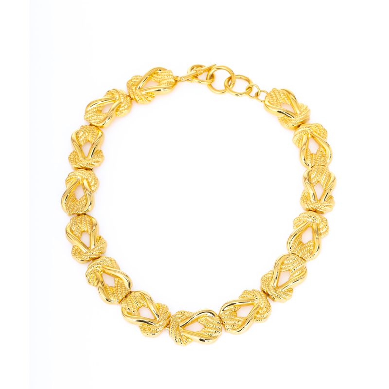 Colar-dourado-trancado-Vintage