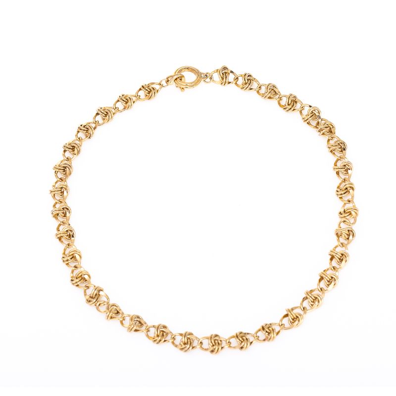 Colar-Givenchy-corrente-dourada-elos-Vintage
