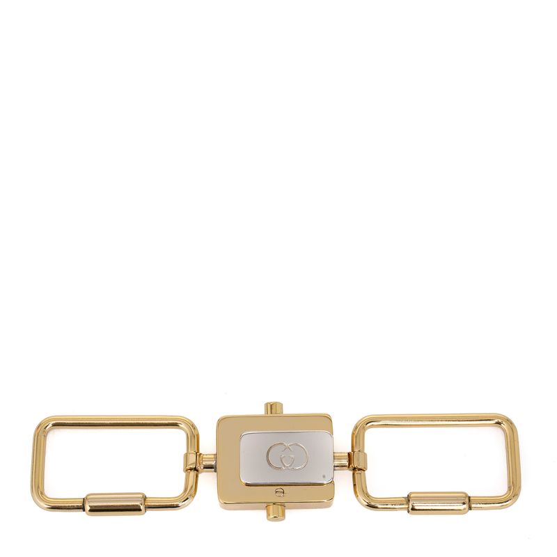 Chaveiro-duplo-Gucci-Vintage-Dourado