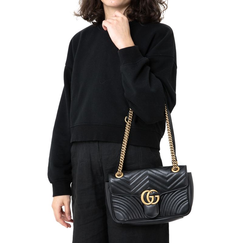 Bolsa-Gucci-GG-Marmont-Matelasse-Preta