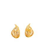 Brinco-de-pressao-medio-dourado-e-strass-chamas-Vintage