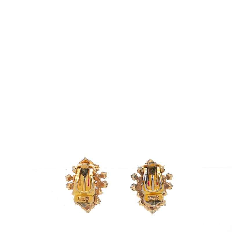 Brinco-de-pressao-medio-dourado-strass-e-rosa-Vintage