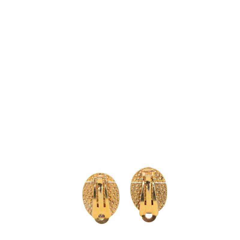 Brinco-de-pressao-oval-medio-dourado-e-azul-escuro-Vintage