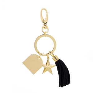 Chaveiro Givenchy Dourado e Preto