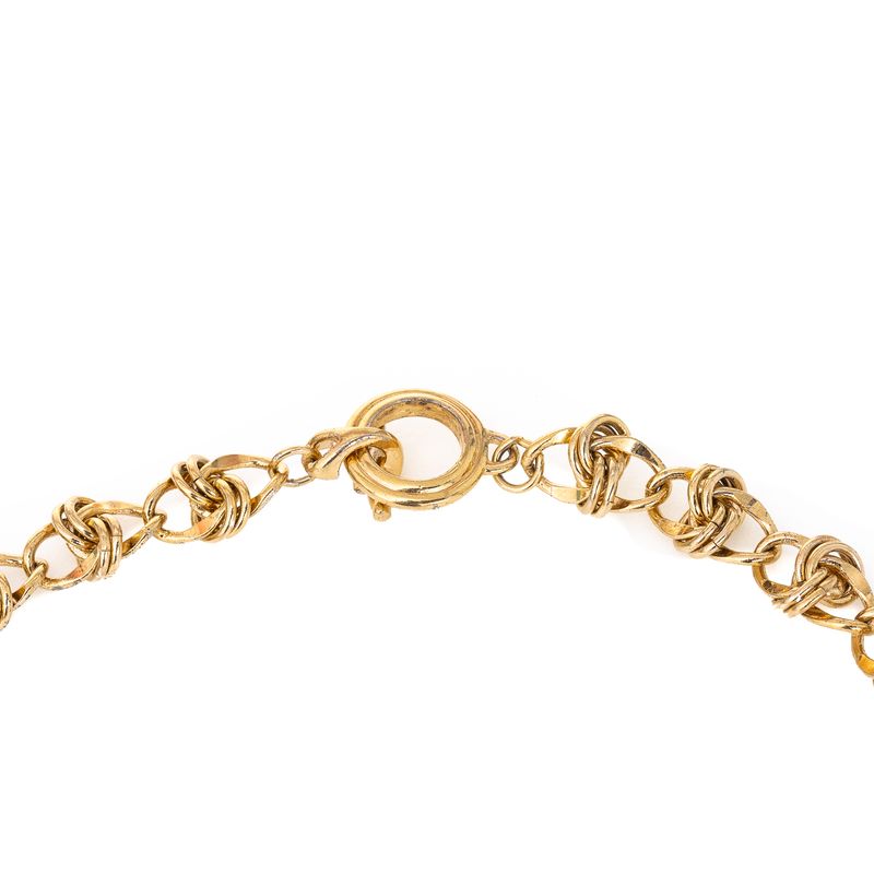 Colar-Givenchy-corrente-dourada-elos-Vintage