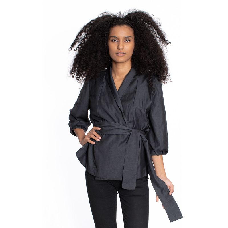 Blusa-Carlos-Miele-Grafite